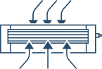 Универсальное подключение воздуховодов (забор снизу или забор сзади)